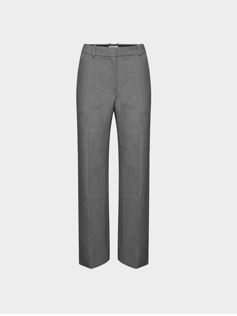Aritzia Straight-Leg Dress Pants in Gray